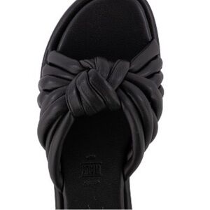 Seychelles Black Knotted Sandals